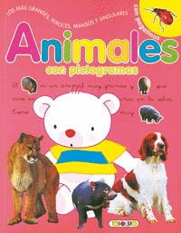 ANIMALES CON PICTOGRAMAS. ROSA