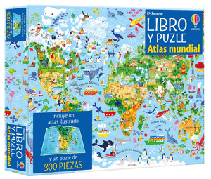 ATLAS MUNDIAL. LIBRO Y PUZLE