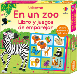 EN UN ZOO. LIBRO Y JUEGOS DE EMPAREJAR