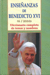 ENSEÑANZAS DE BENEDICTO XVI (6/2010) DIC.COMPLETO DE TEMAS