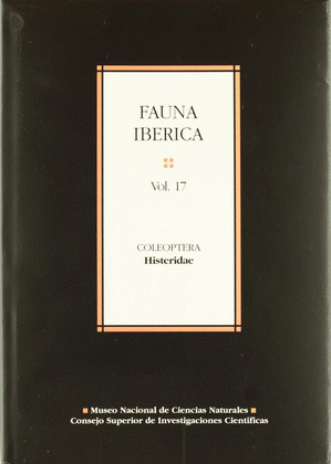 FAUNA IBERICA. VOL. 17. COLEOPTERA: HISTERIDAE