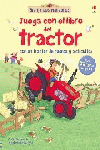 JUEGA CON EL LIBRO DEL TRACTOR DE LA GRANJA LOS MANZANOS. CON UN TRACTOR DE CUERDA Y TRES CIRCUITOS