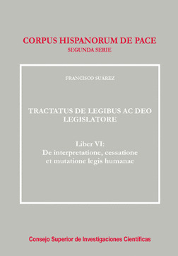 TRACTATUS DE LEGIBUS AC DEO LEGISLATORE VI