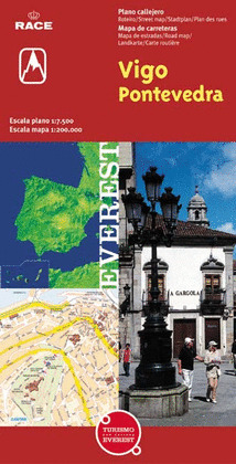VIGO / PONTEVEDRA. PLANO CALLEJERO Y MAPA DE CARRETERAS