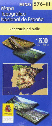 MTN 25. HOJA 576-III, CABEZUELA DEL VALLE