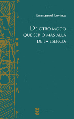 HER26. DE OTRO MODO QUE SER O MAS ALLA DE LA ESENCIA