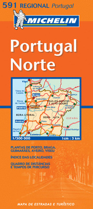 MAPA CARRETERAS PORTUGAL NORTE 591