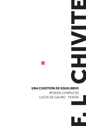 CUESTIÓN DE EQUILIBRIO, UNA