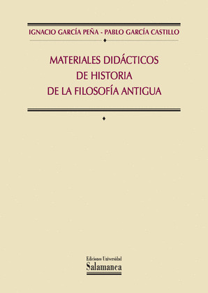 MATERIALES DIDACTICOS DE HISTORIA DE LA FILOSOFIA ANTIGUA