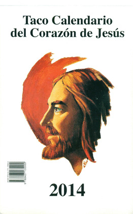 TACO CALENDARIO 2014 DEL CORAZON DE JESUS. GIGANTE 2014