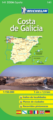 COSTA DE GALICIA MAPA ZOOM