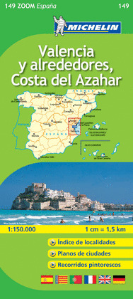 VALENCIA ALREDEDORES COSTA AZAHAR MAPA ZOOM