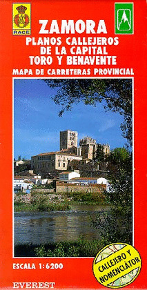 PLANO CALLEJERO ZAMORA, TORO Y BENAVENTE (INC.PROVINCIAL)