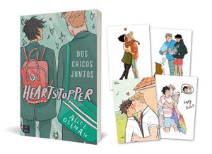 PACK HEARTSTOPPER 1. DOS CHICOS JUNTOS + 4 POSTALES
