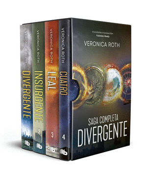 ESTUCHE SAGA COMPLETA DIVERGENTE (DIVERGENTE  INSURGENTE  LEAL  CUATRO)