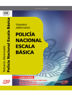 POLICÍA NACIONAL ESCALA BÁSICA. TEMARIO ABREVIADO