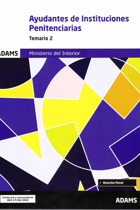 TEMARIO 2 AYUDANTES DE INSTITUCIONES PENITENCIARIAS