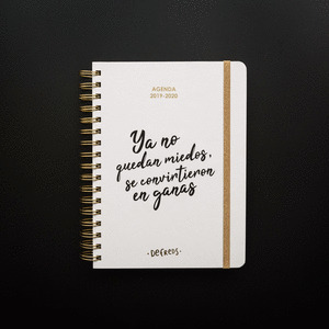 AGENDA ESCOLAR 2019-2020 DEFREDS: YA NO QUEDAN MIEDOS, SE CONVIRTIERON EN GANAS
