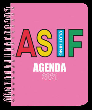 AGENDA 2021 ANUAL SEMANAL AS IF CLOTHING
