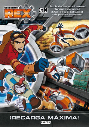 GENERATOR REX. RECARGA MÁXIMA. LIBRO DE ACTIVIDADES CON TATUAJES