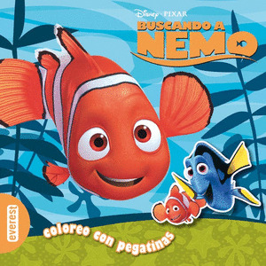 BUSCANDO A NEMO.(COLOREO CON PEGATINAS)