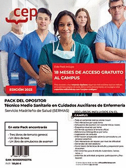 PACK DEL OPOSITOR. TÉCNICO MEDIO SANITARIO EN CUIDADOS AUXILIARES