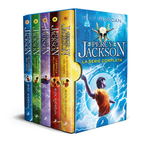 ESTUCHE PERCY JACKSON. LA SERIE COMPLETA (OBRA COMPLETA, 5 TOMOS)