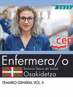 ENFERMERA/O SERVICIO VASCO DE SALUD OSAKIDETZA TEMARIO GENERAL VOL.II