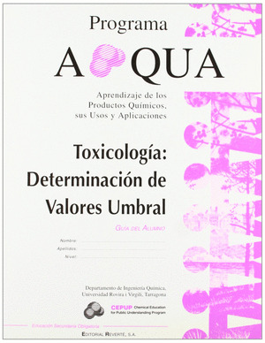TOXICOLOGIA. GUIA ALUMNO