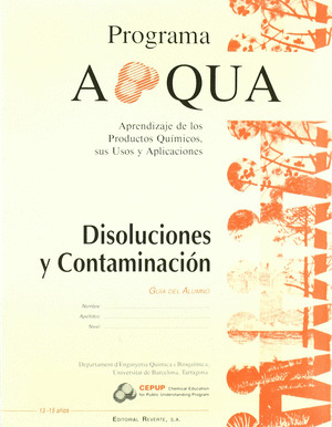DISOLUCIONES Y CONTAMINACION. G.ALUMNO
