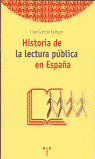 HISTORIA DE LA LECTURA PUBLICA EN ESPAŸA