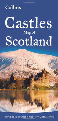 CASTILLOS DE ESCOCIA. MAPA PLEGADO