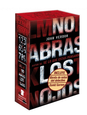 ESTUCHE DETECTIVE DAVID GURNEY: NO ABRAS LOS OJOS. SE LO QUE ESTAS PENSANDO (+ LIBRETA DE NOTAS)