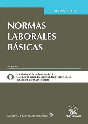 NORMAS LABORALES BASICAS 10ª EDICION 2015