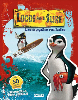 LOCOS POR EL SURF (LIBRO DE PEGATINAS REUTILIZABLES)