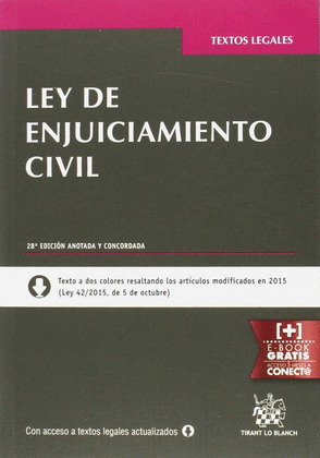 LEY DE ENJUICIAMIENTO CIVIL 28ª EDICION