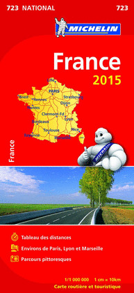 MAPA NATIONAL: FRANCE (FORMATO ATLAS. 2015)