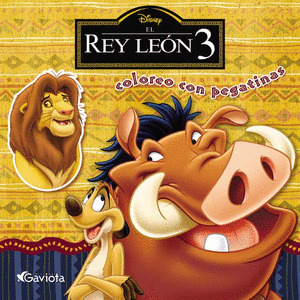 REY LEON 3 - COLOREO CON PEGATINAS