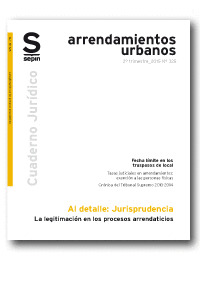 LA LEGITIMACIÓN EN LOS PROCESOS ARRENDATICIOS