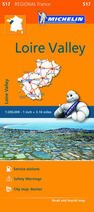 LOIRE VALLEY 517 FRANCIA 2016 MAPA REGIONAL