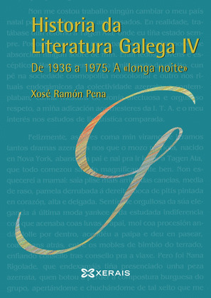HISTORIA DA LITERATURA GALEGA IV. DE 1936 A 1975. A 