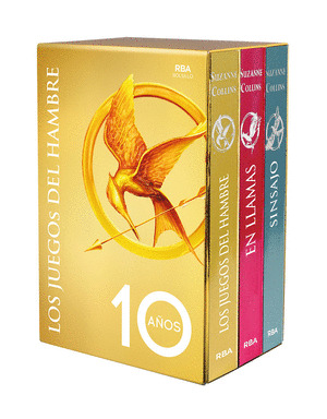 PACK TRILOGIA JUEGOS DEL HAMBRE 10 AÑOS: LOS JUEGOS DEL HAMBRE. EN LLAMAS. SINSAJO