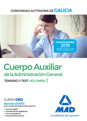 CUERPO AUXILIAR DE LA ADMINISTRACION GENERAL DE LA COMUNIDAD AUTONOMA DE GALICIA