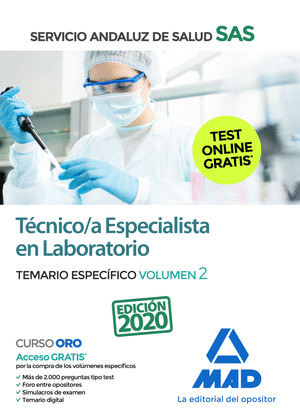 TÉCNICO ESPECIALISTA LABORATORIO SAS 2020
