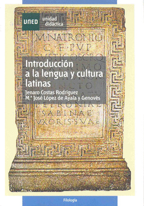 INTRODUCCION A LA LENGUA Y CULTURA LATINAS