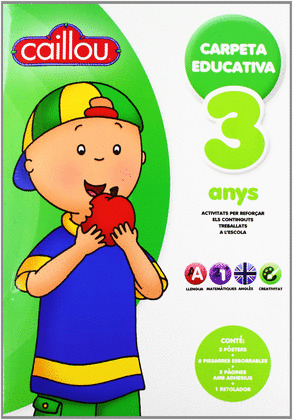 CAT CAILLOU 3 AÑOS CARPETA EDUCATIVA