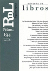 REVISTA DE LIBROS, RDL, 199. SEGUNDA EPOCA 2018