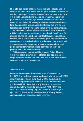 APRENDER ARQUITECTURA ENSEÑANDO CON RAFAEL MONEO