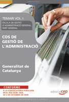 COS DE GESTIÓ DE L'ADMINISTRACIÓ DE LA GENERALITAT DE CATALUNYA. ESCALA DE GESTI
