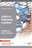 GRUPO II  PERSONAL LABORAL DEL CABILDO DE GRAN CANARIA. TEMARIO COMÚN